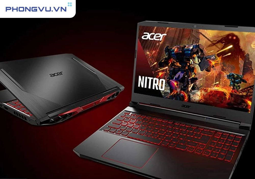 Dòng laptop gaming Acer Nitro dành cho các game thủ với cấu hình cao