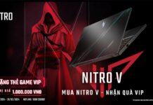 ĐẶC QUYỀN GAME THỦ 2024 TỪ ACER: MUA NITRO V NHẬN QUÀ VIP