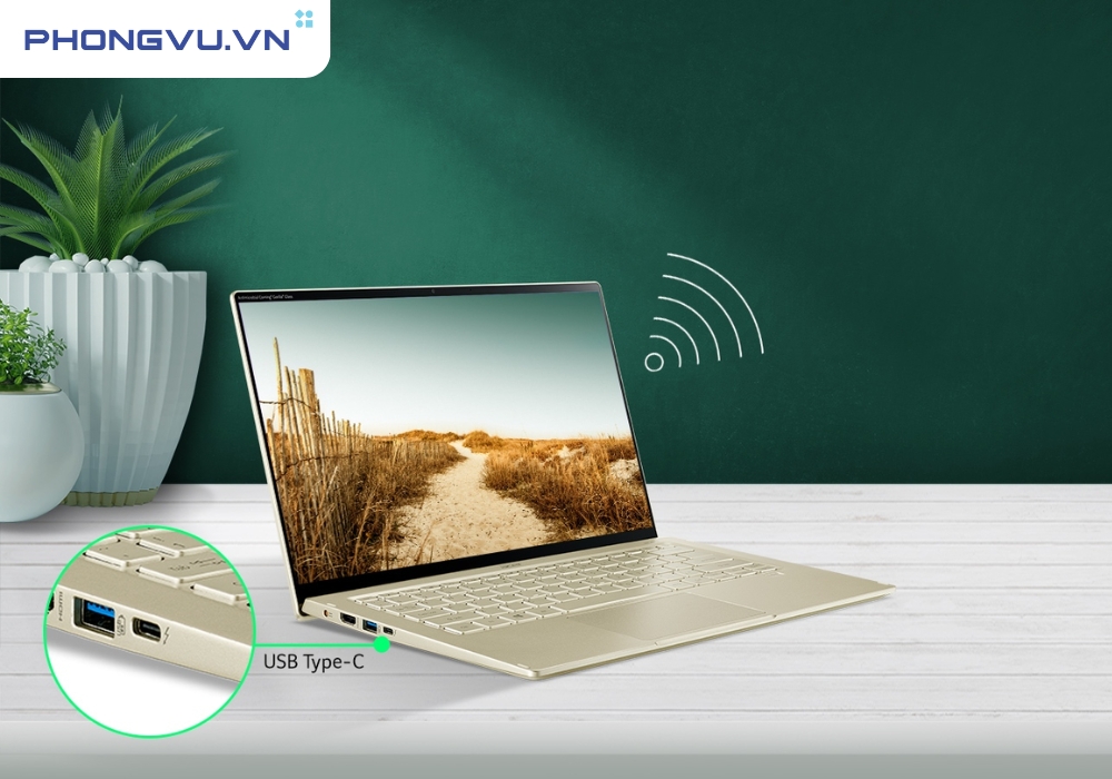 Laptop Acer Swift 5 chính là sự kết hợp hoàn hảo giữa thiết kế cao cấp và hiệu suất mạnh mẽ
