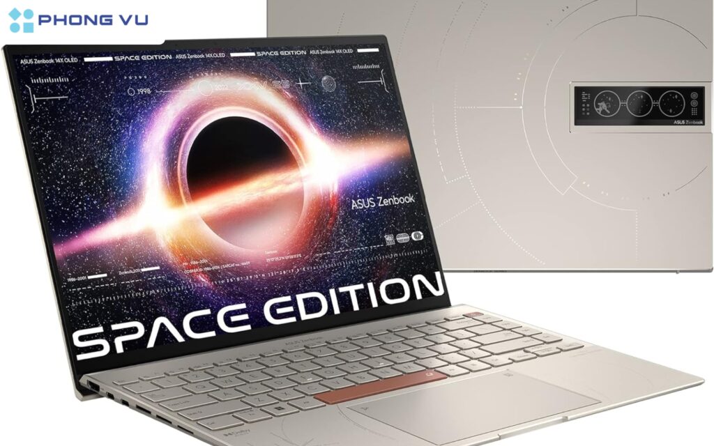 Laptop Asus Zenbook gây ấn tượng với người dùng nhờ vào thiết kế siêu mỏng nhẹ.