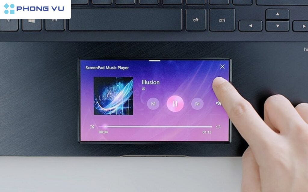 Asus Zenbook sở hữu công nghệ ScreenPad tiện ích.