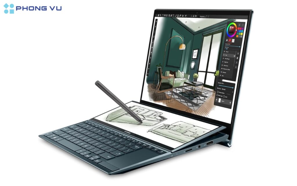 Laptop Asus Zenbook sở hữu hiệu năng và cấu hình siêu mạnh mẽ.