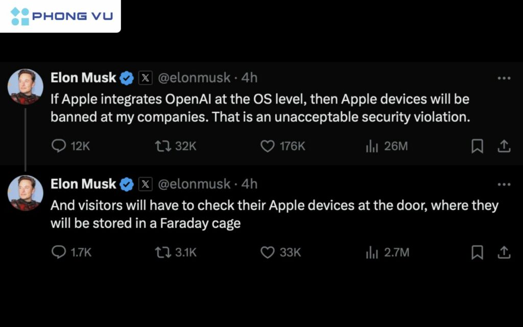 Elon Musk bày tỏ sự phản đối gay gắt