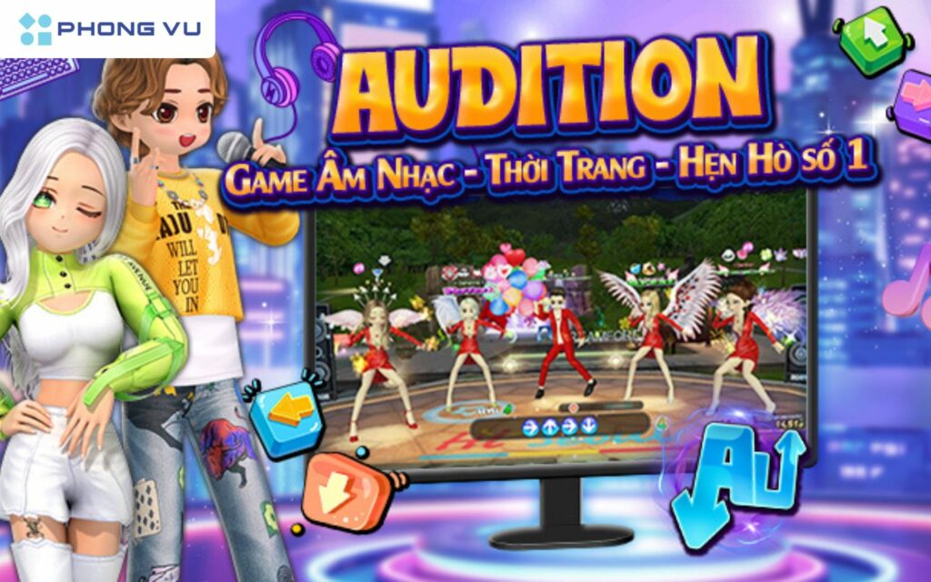 Audition là một trong những tựa game vũ đạo trực tuyến lâu đời và phổ biến nhất tại Việt Nam