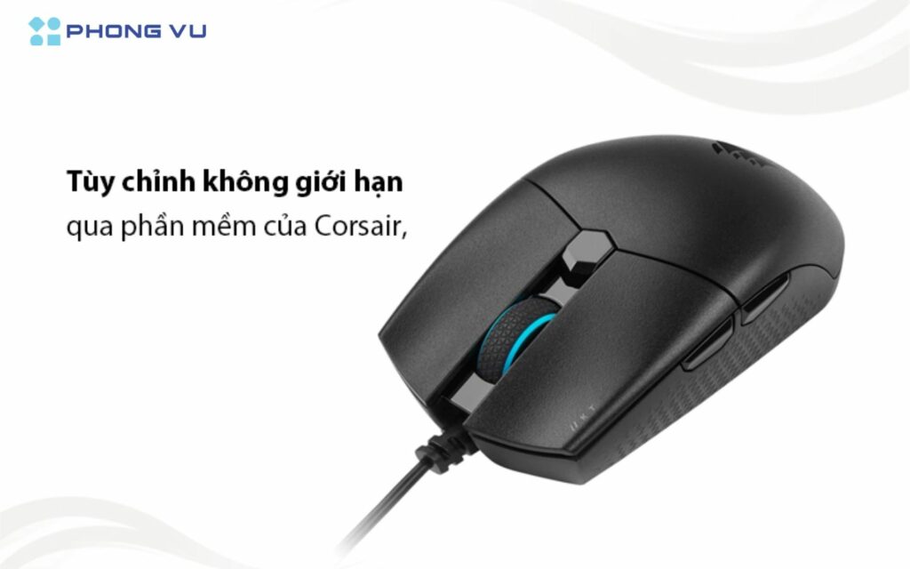 Chuột Corsair Katar Pro có chất lượng tốt với mức giá thành không quá cao, trọng lượng chỉ với 69g