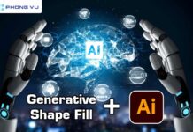 Ai tích hợp AI, Adobe ra mắt Generative Shape Fill trong Adobe Illustrator