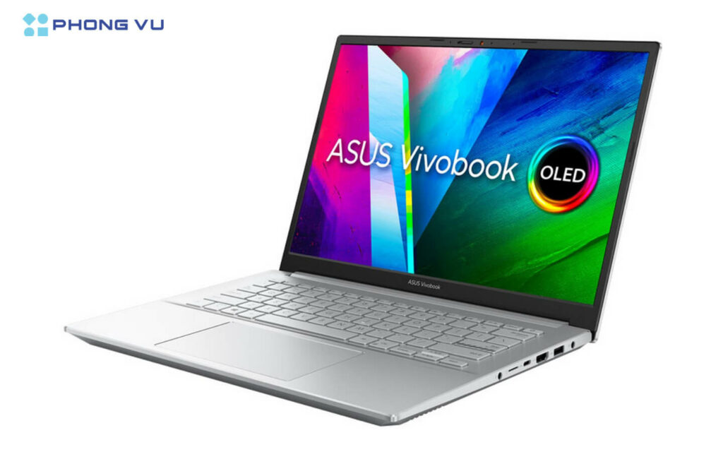 Điểm nổi bật nhất của chiếc laptop sinh viên ASUS Vivobook 14 OLED A1405VA-KM095W trong tầm giá 17 triệu đó chính là chiếc màn hình OLED đỉnh cao