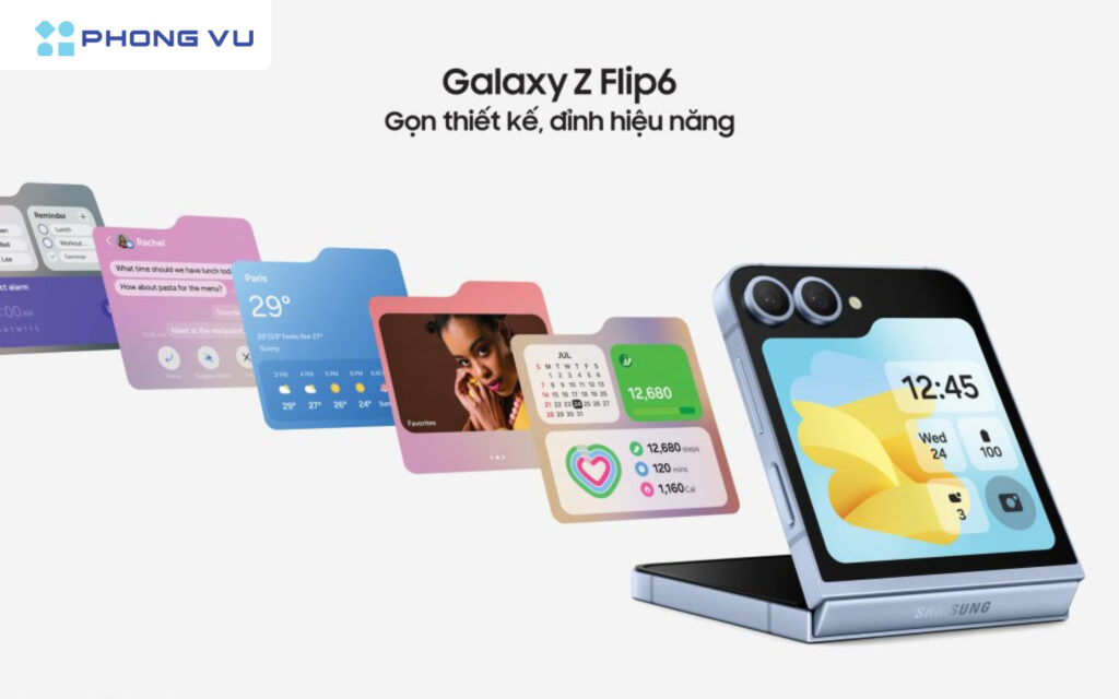 Thiết kế Galaxy Z Flip6 sang trọng, tinh tế