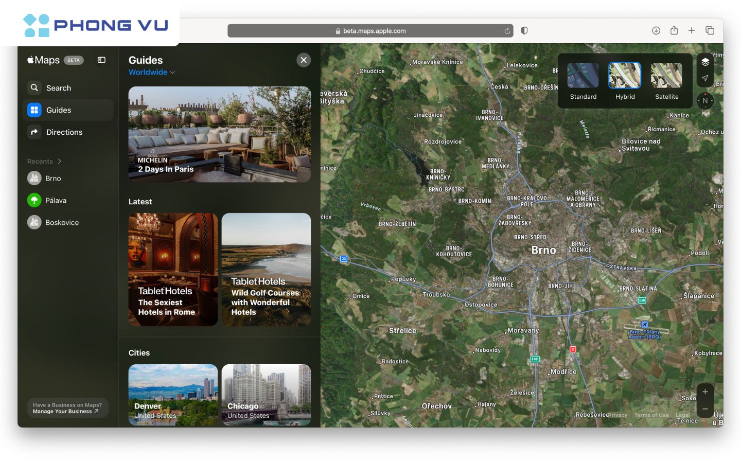 Apple Maps Chính Thức được Apple Ra Mắt Trên Nền Tảng Web