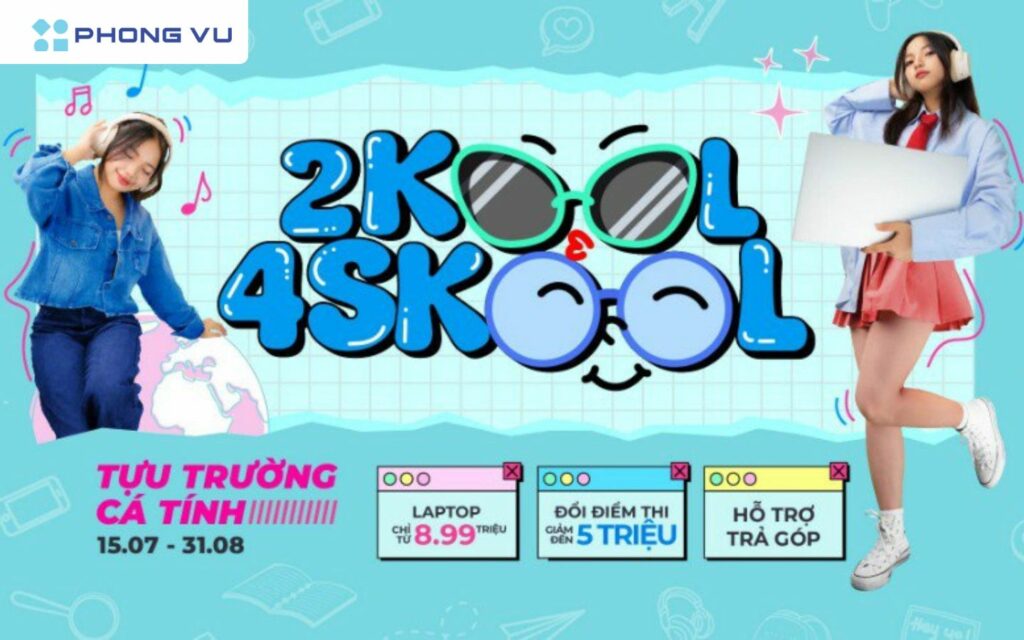 Back to school 2024: Đổi điểm thi nhận voucher cực hot khi mua laptop tại Phong Vũ