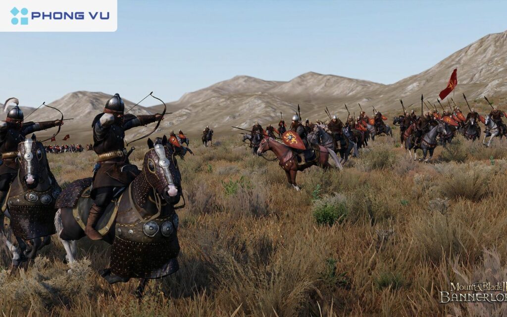 Mount & Blade 2: Bannerlord trò chơi mô phỏng các trận chiến quy mô lớn, được thiết kế đẹp mắt và hoành tráng