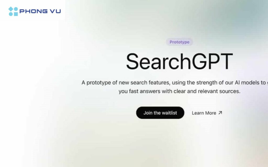 Công cụ SearchGPT do OpenAI sáng lập và phát triển