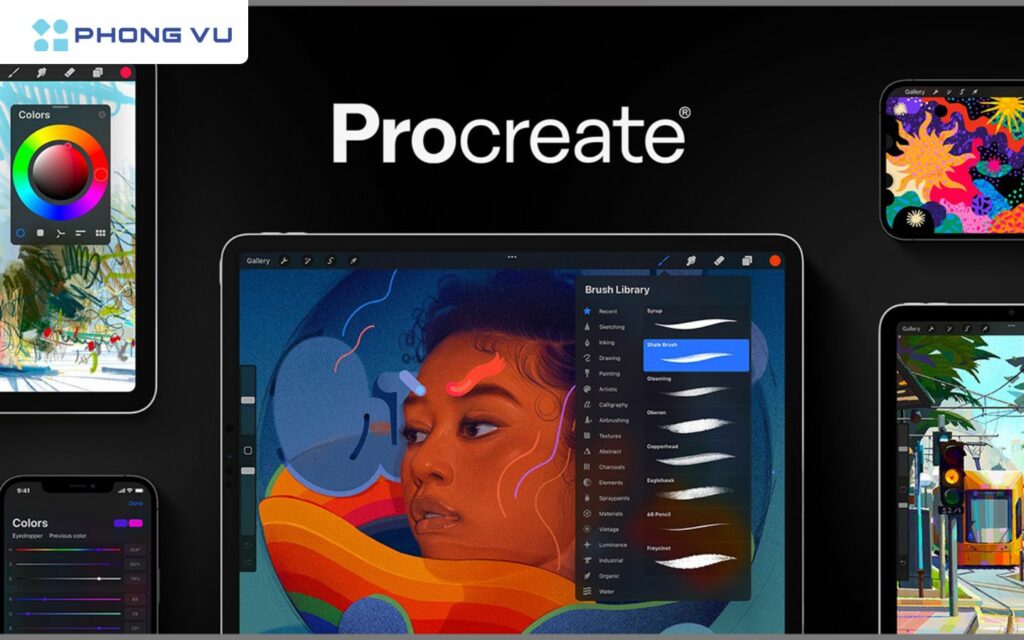 Ứng dụng vẽ nổi tiếng Procreate