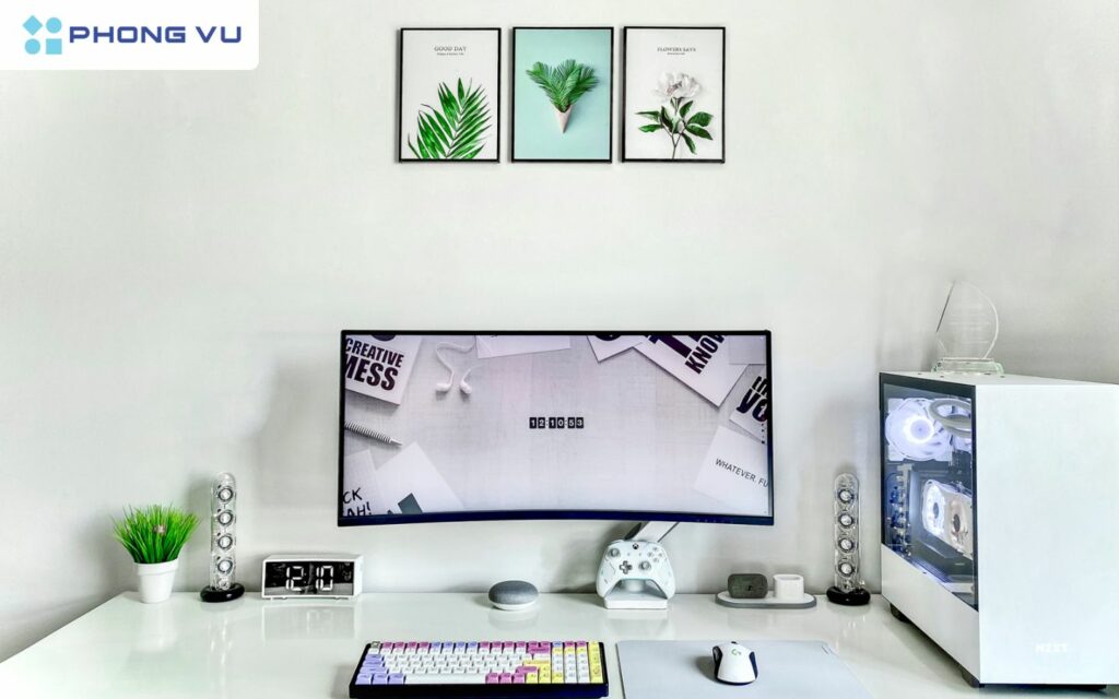 thường xuyên vệ sinh góc làm việc khi setup góc làm việc