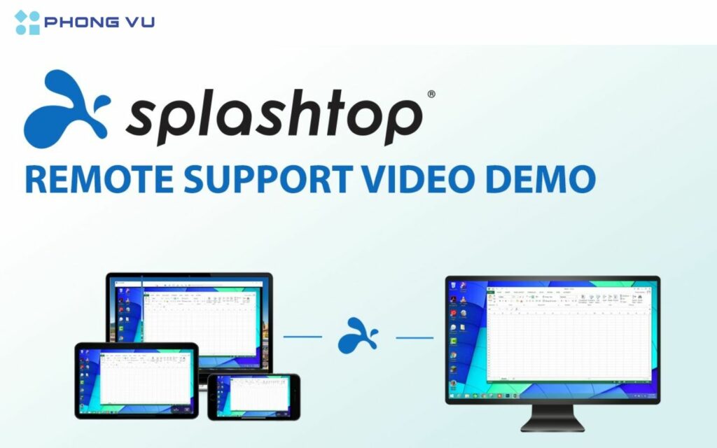 ứng dụng Splashtop trên màn hình phụ