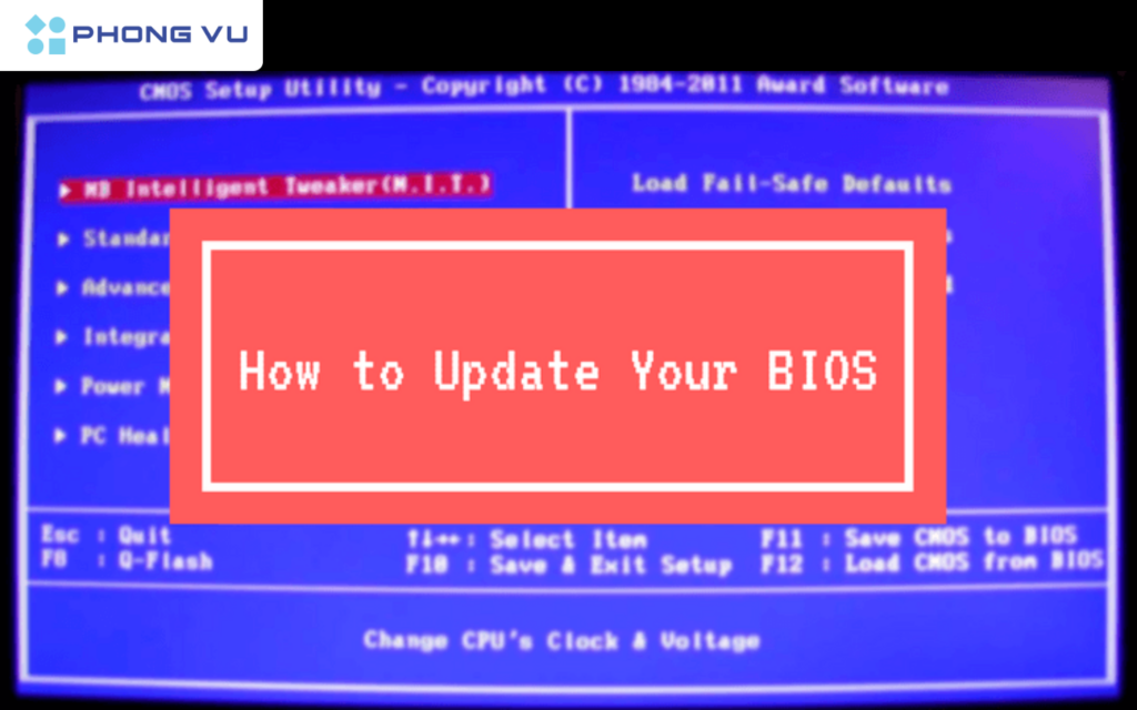 Nút reset BIOS không phải là "phao cứu sinh" cho mọi tình huống