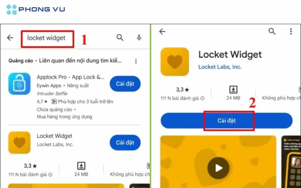 Hướng dẫn tải Locket trên android