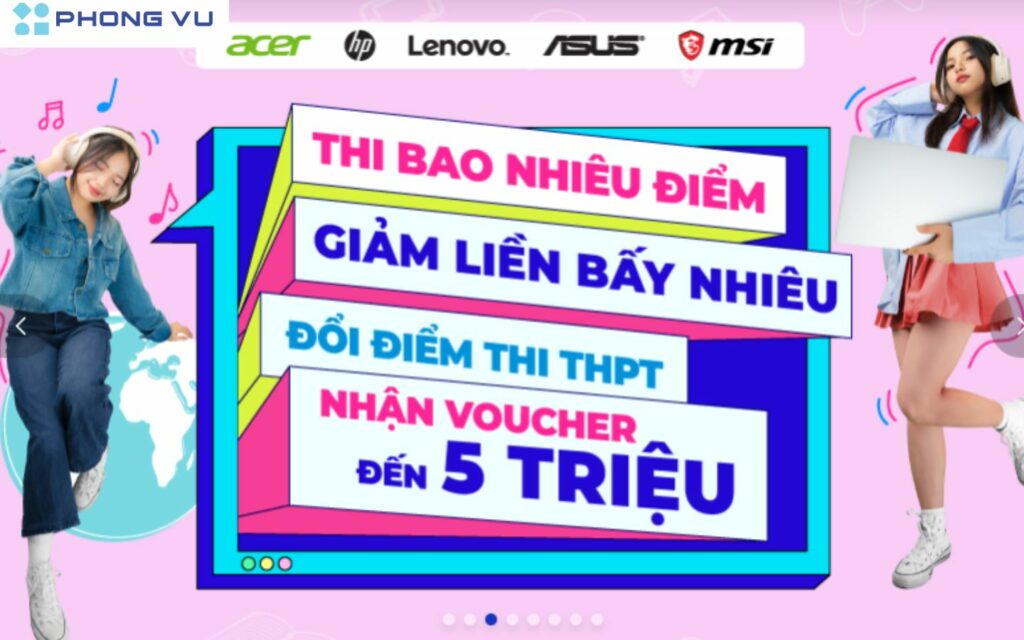 Chuong trinh khuyen mai Doi diem thi nhan voucher 1