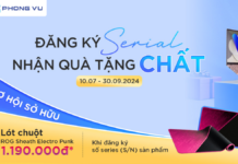 Đăng ký số series – Nhận quà tặng chất từ Asus