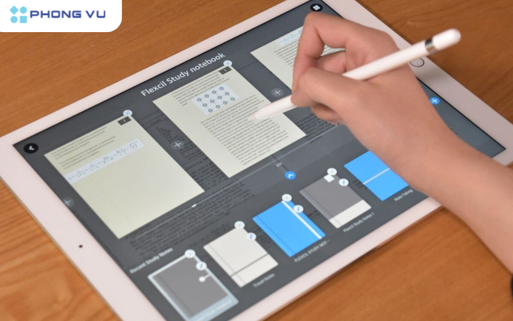 Apple Pencil hỗ trợ nhiều ứng dụng giúp sinh viên nâng cao hiệu quả học tập và làm việc