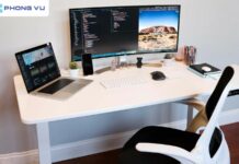 Bí quyết setup bàn làm việc đa màn hình gọn gàng, tiện lợi