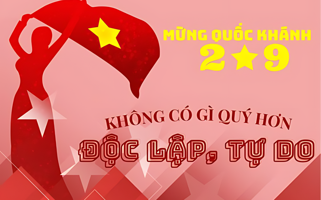 Hình nền mừng Quốc Khánh 2/9 với hình ảnh tà áo dài quen thuộc