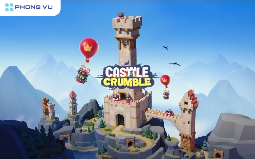 Tựa game Castle Crumble dành riêng cho Apple Vision Pro