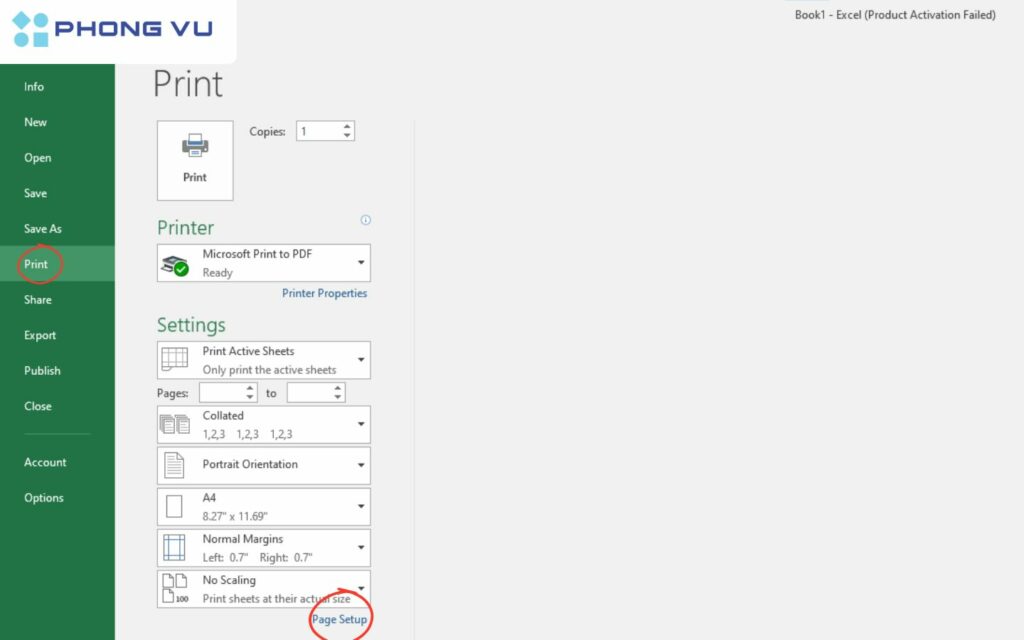 file excel bi thu nho khi in 1 2