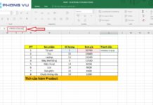 Hàm Product trong Excel là gì – Các lưu ý và ví dụ sử dụng hàm Product Tính tích của một số trong Excel