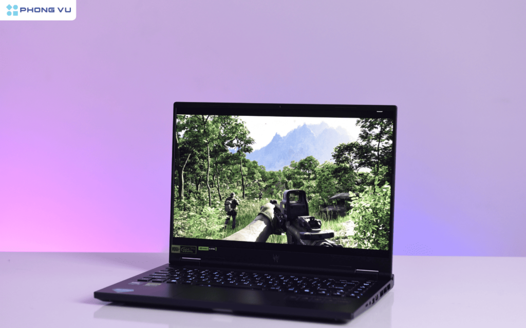 Laptop gaming thường sở hữu màn hình rộng với độ phân giải cao