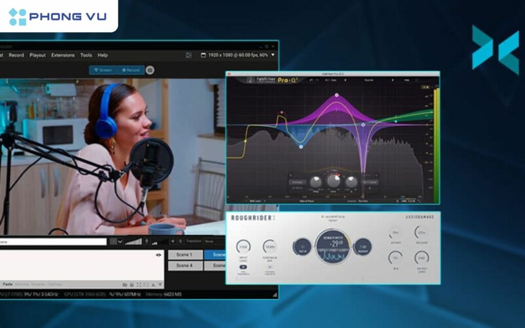 XSplit Premium Suite khả năng livestream đa nền tảng, công cụ chỉnh sửa video trực tiếp và ghi hình màn hình chất lượng cao