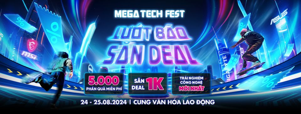 Mega Tech Fest bạn còn có cơ hội đấu giá những sản phẩm công nghệ cực hot chỉ từ "1 nghìn đồng"