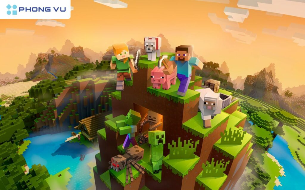 Minecraft là một trò chơi điện tử thuộc thể loại game sandbox