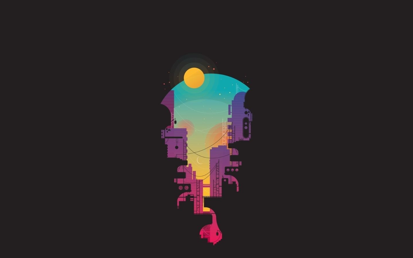 Hình nền máy tính chủ đề minimalism