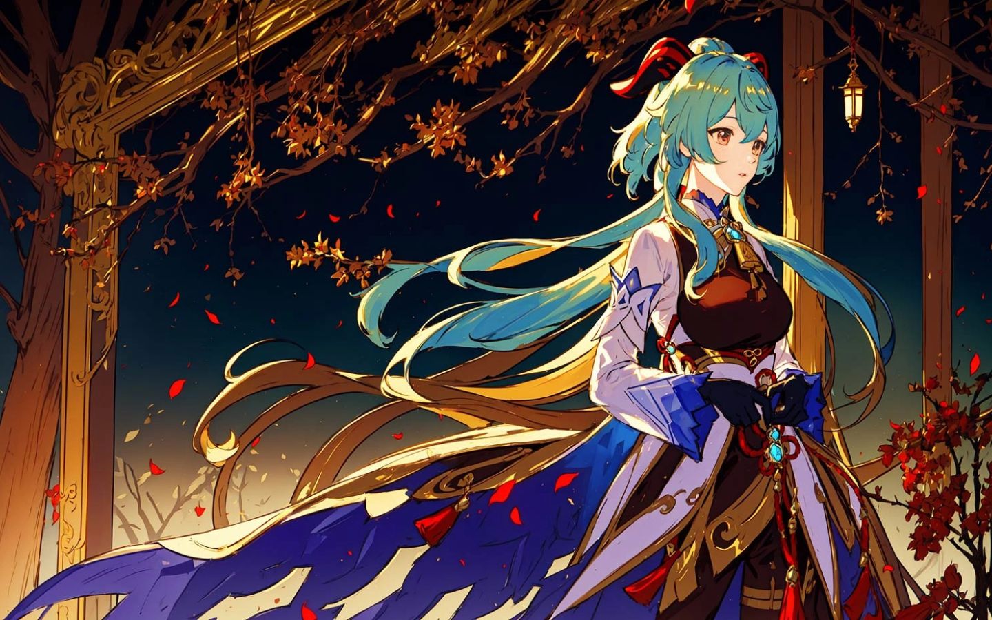 Hình nền máy tính 4k anime cực ảo.