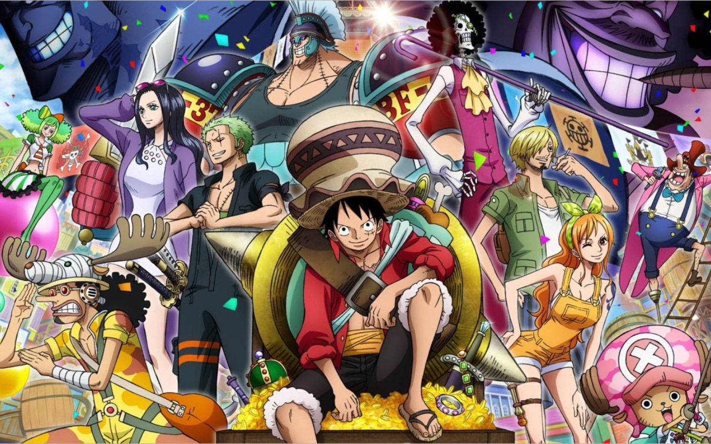 Hình nền máy tính 4k anime one piece 