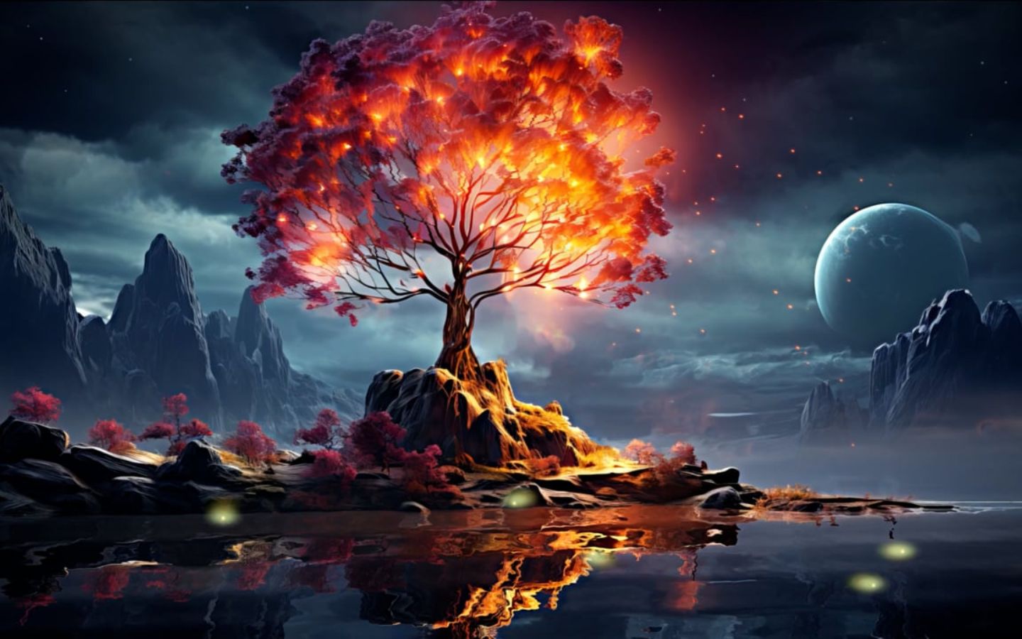 Hình nền máy tính 4k trừu tượng cực đẹp