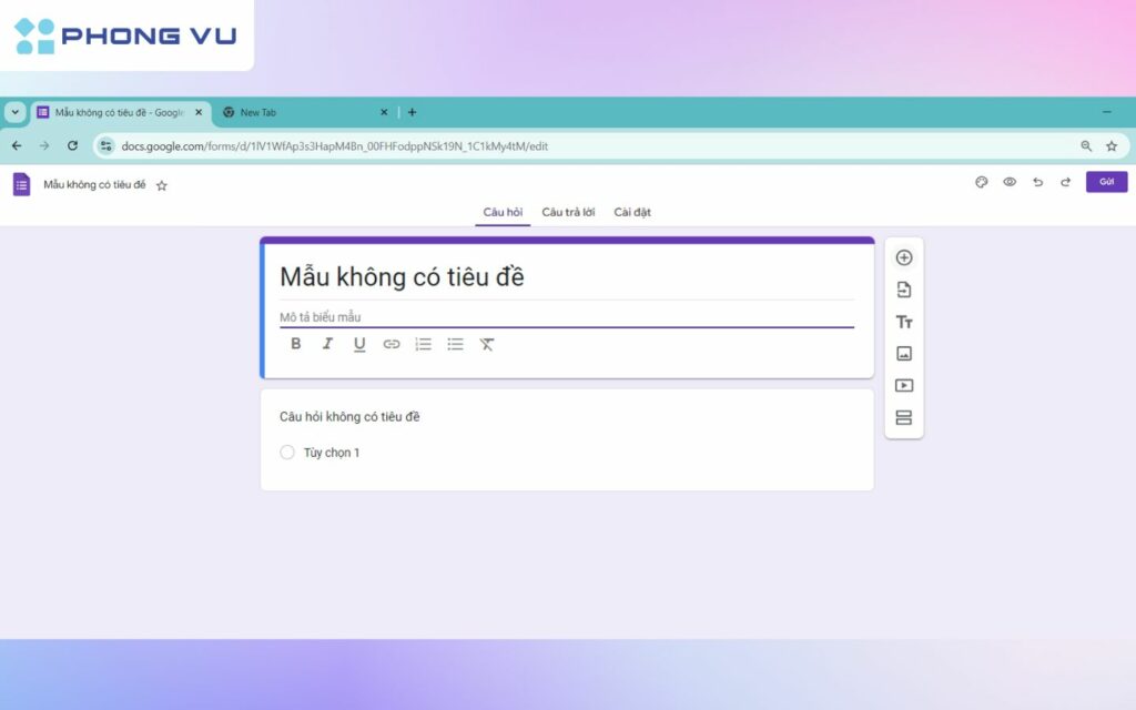 Huong dan cach dung Google Forms 5