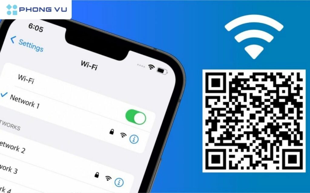 Cách chia sẻ wifi iPhone bằng mã QR