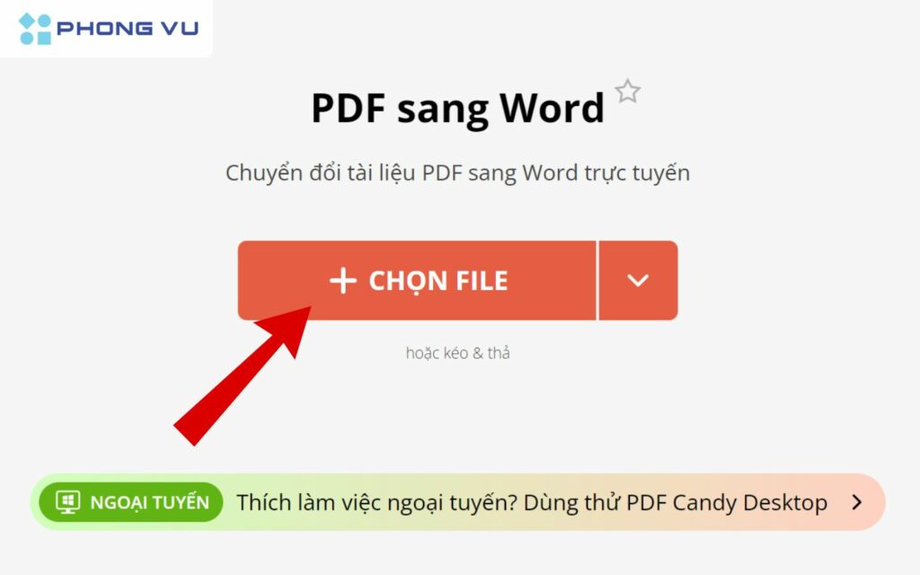 Chọn vào Chọn File để tải tệp lên