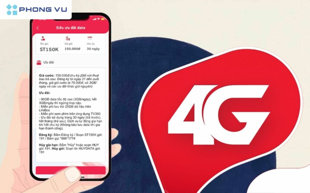 Tổng hợp các gói 4G Viettel theo tháng tốc độ cao