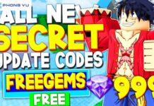 Tổng hợp code King Legacy update 9 mới nhất tháng 03/2026