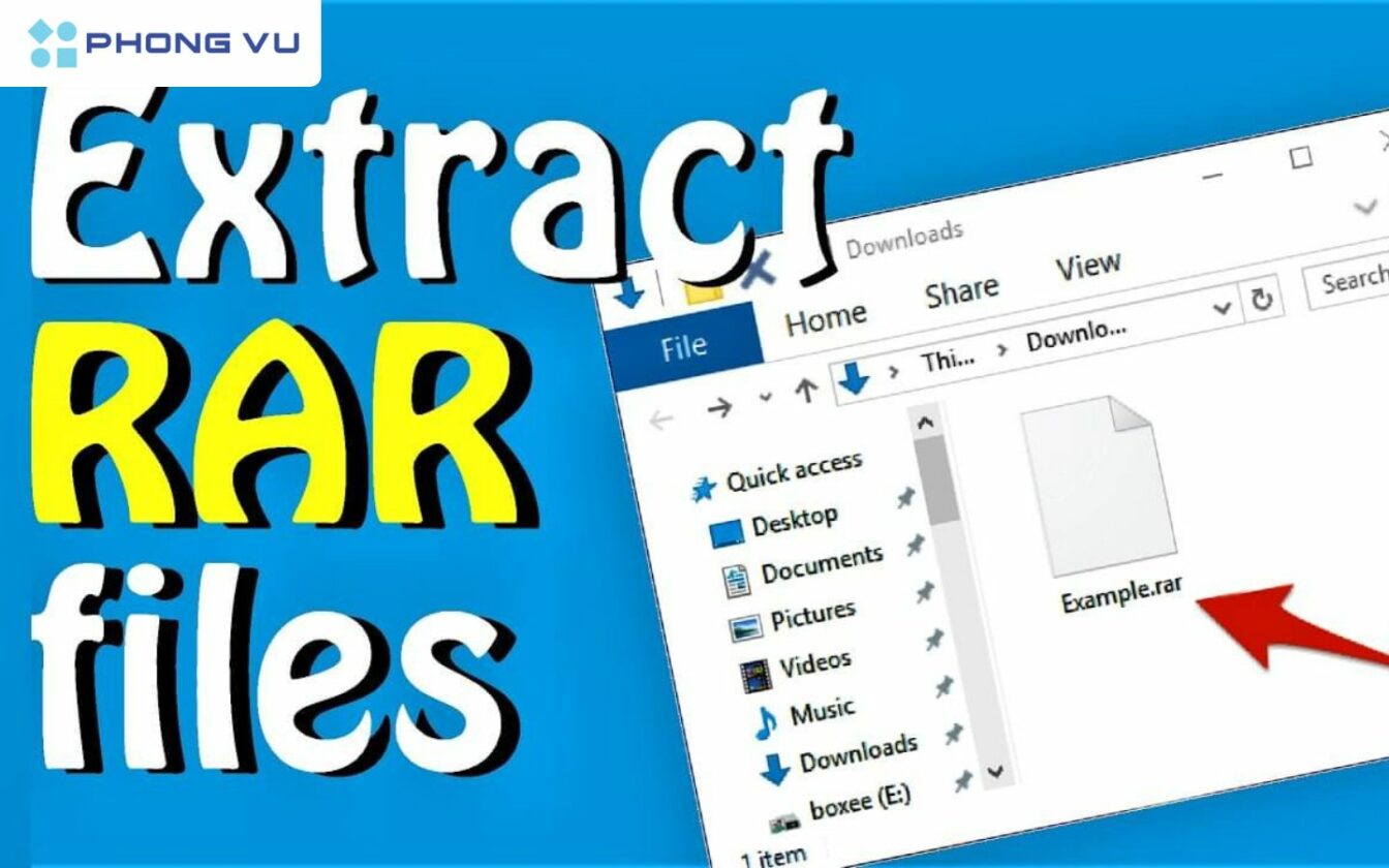 Cách Nén Và Giải Nén File RAR Trên điện Thoại Và Máy Tính | Phongvu.vn