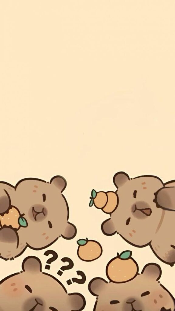 hinh nen capybara cute 2