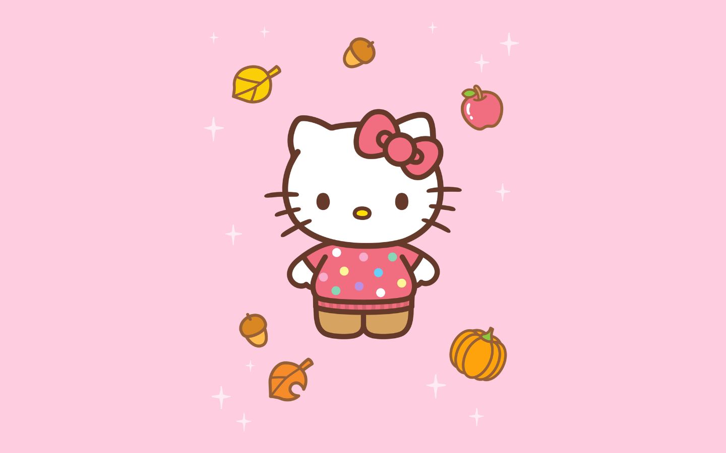 Hình nền mèo hello kity. (Nguồn: Internet)