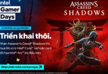 Intel Gamer Days: Mua laptop chip Intel nhận ngay code game Assassin’s Creed® Shadows Intel Gamer Days: Mua laptop tặng code game