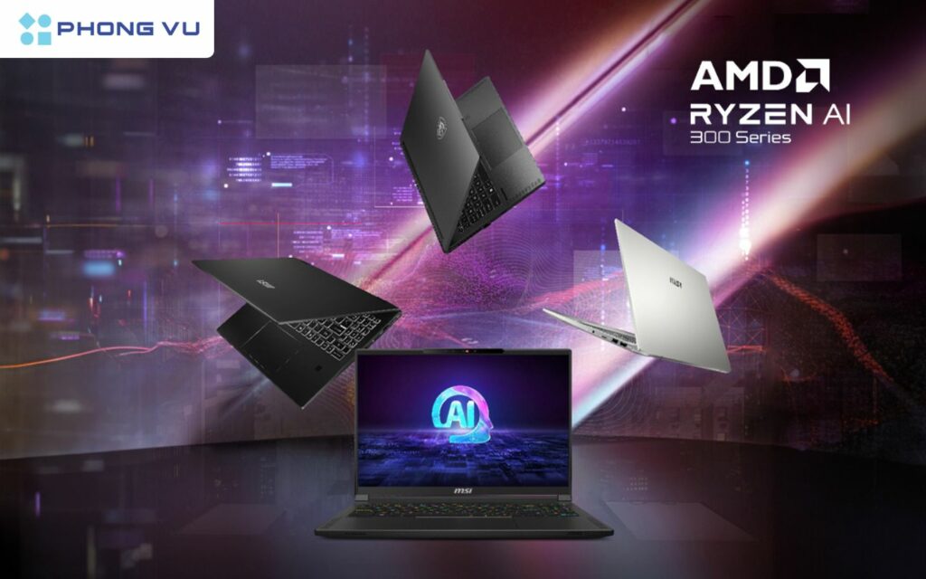 Dòng sản phẩm AI+ trang bị vi xử lý AMD Ryzen AI 300