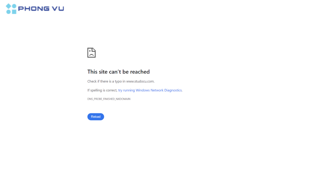 Nguyên nhân có thể khiến Studocu bị lỗi