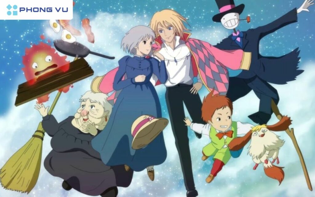 Đắm chìm trong thế giới phép thuật của Sophie và Howl trong Howl's Moving Castle