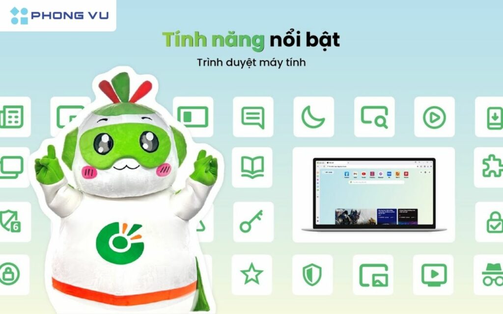 Cốc Cốc là một trong những trình duyệt web có khả năng tải video YouTube trực tiếp